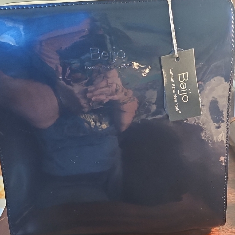 Beijo Glossy Midnight Blue Backpack